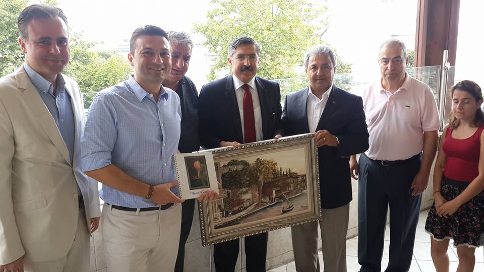 Nevhan Gündüz, Hüseyin Yayman'la bir araya geldi.